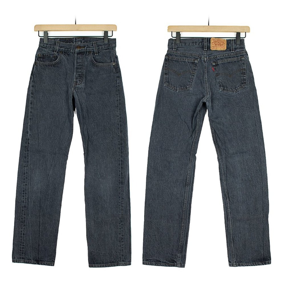 Vintage USA Levi's 701-5759 Student Fit Black Jean